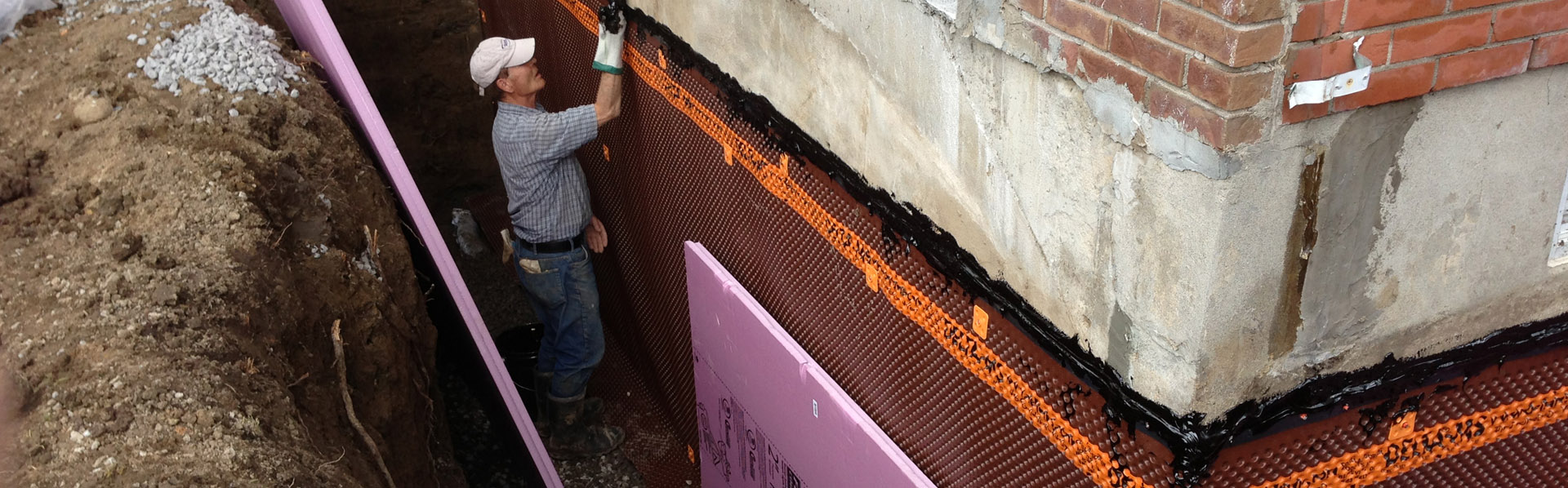 Reparation de fondation de beton